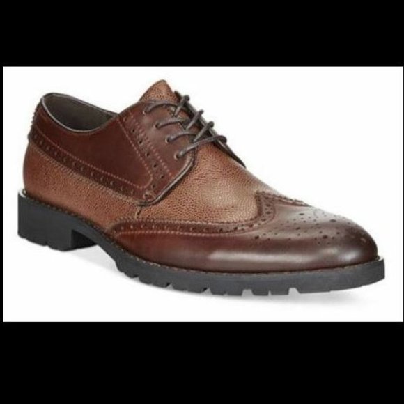 Bar III Men's Brett Wing Tip Oxford Dress Shoes Size 9.5 M